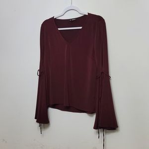 Express Maroon Blouse